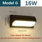 LED applique murale extérieure applique capteur de mouvement 85-265V 16W10W étanche moderne intérieur maison balcon chemin porche jardin décoration
