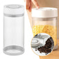 Bocaux ¨¦lectriques Sous Vide en Verre de 1350ml, Conteneur Intelligent de Stockage des citrouille Pr¨¦cieux pour la Cuisine, Stockage du Caf¨¦ en Grains et du Th¨¦