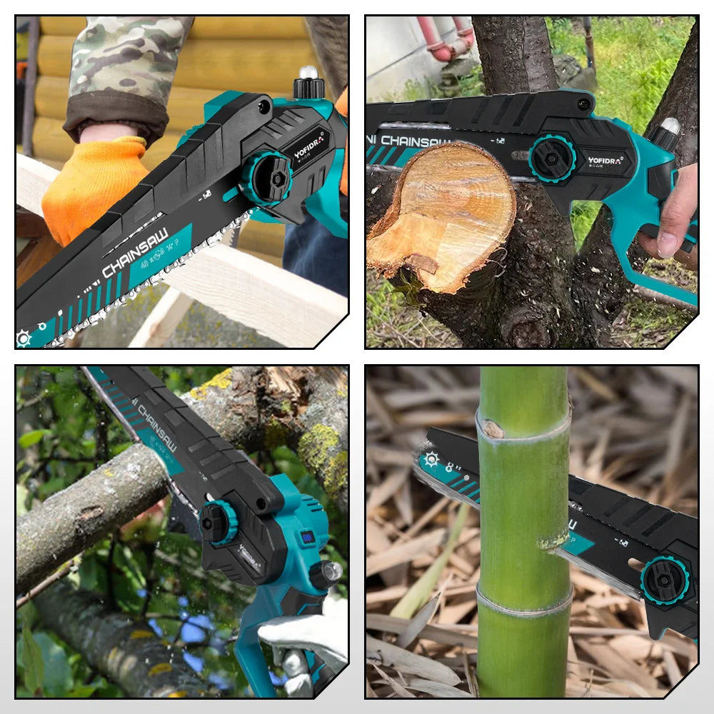 Tron?onneuse ¹Èlectrique sans balais, outil de scie d'¹Èlagage de jardin, batterie Makita 18V, sans fil, aste, travail de calcul, 8 po