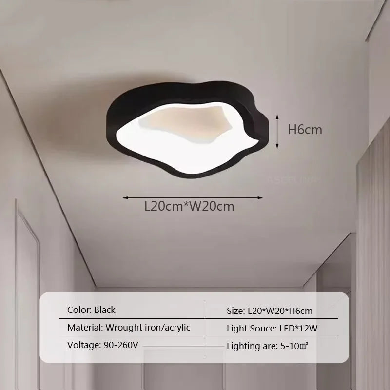 Plafonnier LED nordique pour salon salle à manger chambre allée vestiaire balcon plafond lustre décor intérieur luminaires