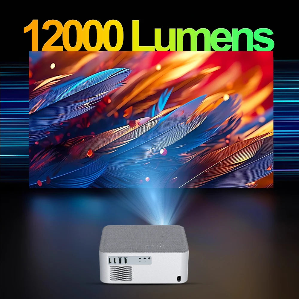 Mini budg¨¦taire portable TD92 Pro FHD 1080P Full HD, vid¨¦o 4K, WiFi, Android, cin¨¦ma maison 3D
