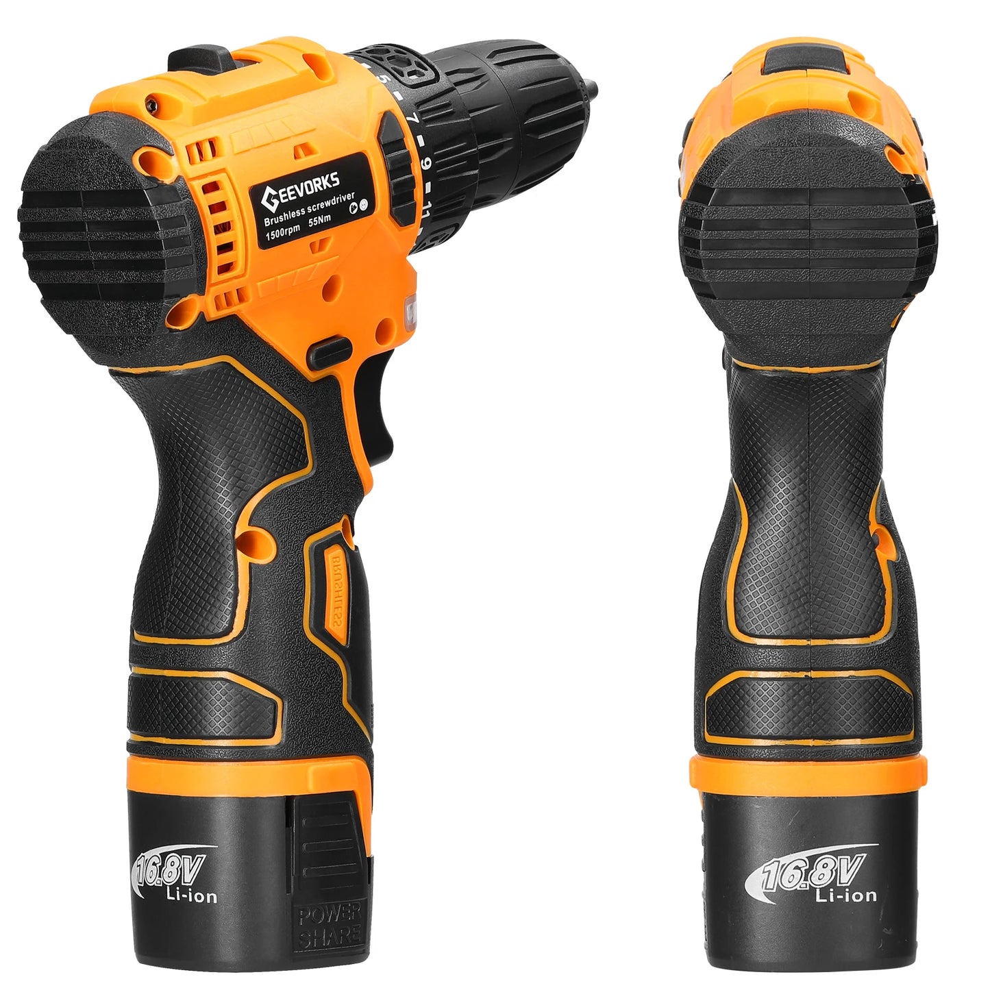 Mini perceuse ¹Èlectrique domestique, moteur sans balais, tournevis ¹Èlectrique, batterie aste Eddie Ion, outils ¹Èlectriques domestiques, 16.8V