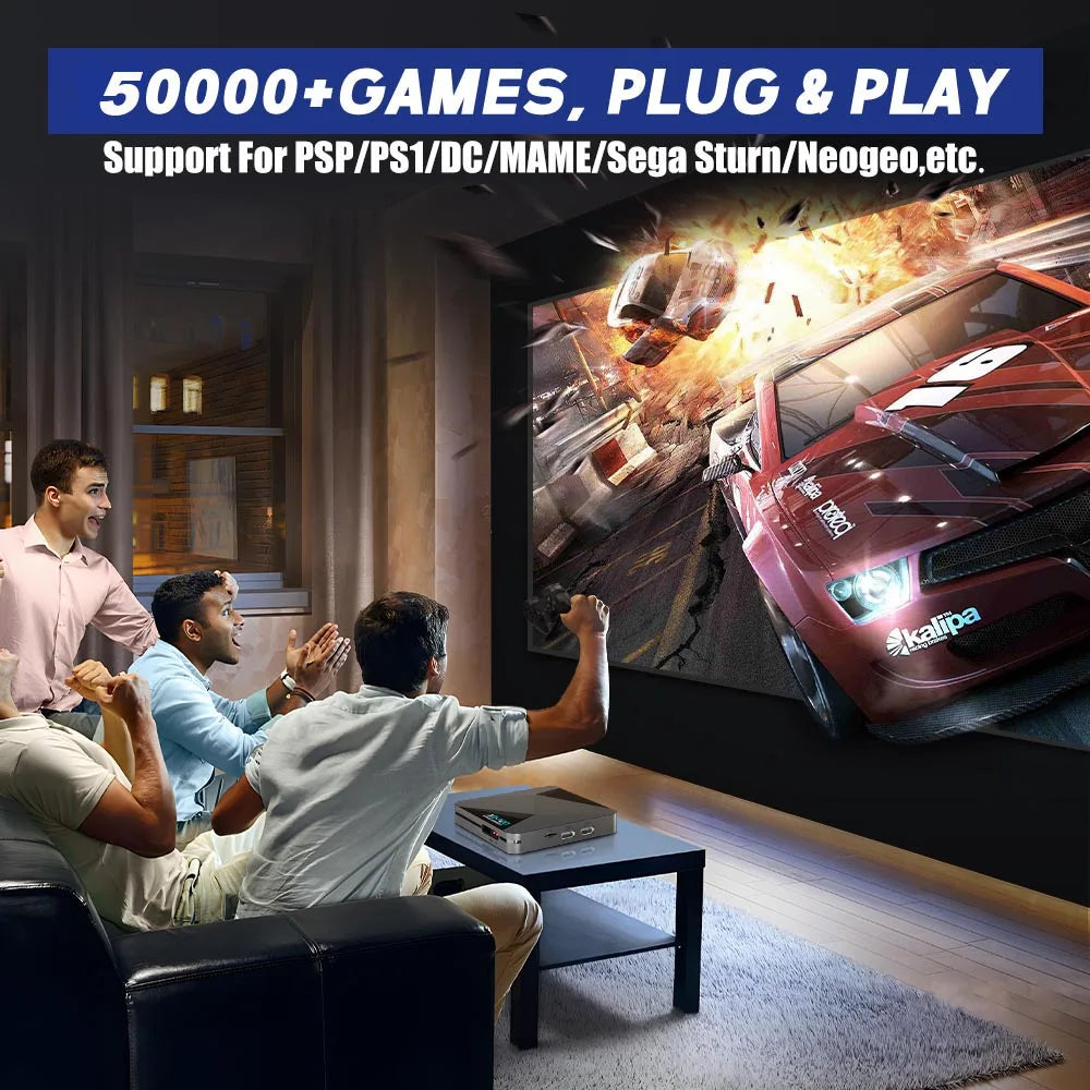 Super console de jeu vid¨¦o r¨¦tro, X2 Pro, 90000 jeux vid¨¦o pour PS1, DC, MAcloser, SS, manette de jeu, cadeau pour enfant, bo?te de jeu