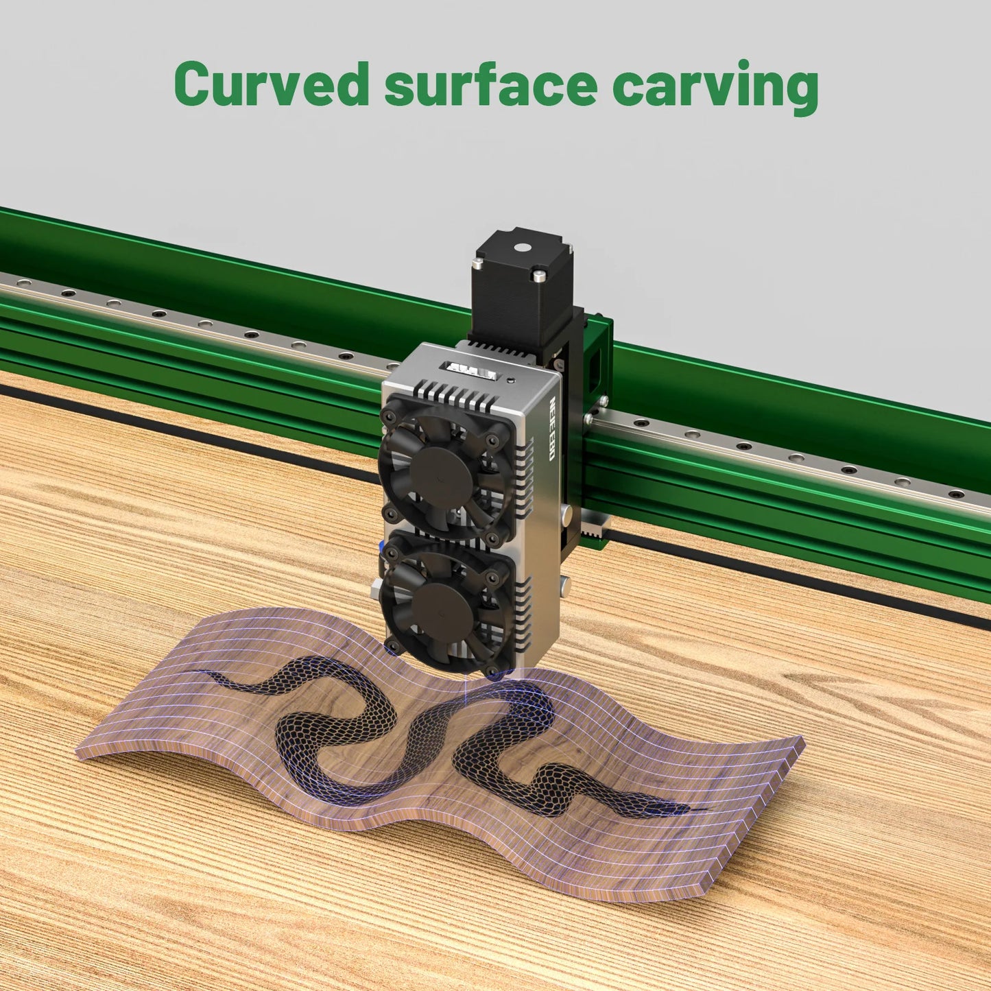 Machine ¨¤ d¨¦couper le bois avec contr?le sans fil GRBL, Max 4, E80 Laser, Dimensions injuste, 120W, CNC