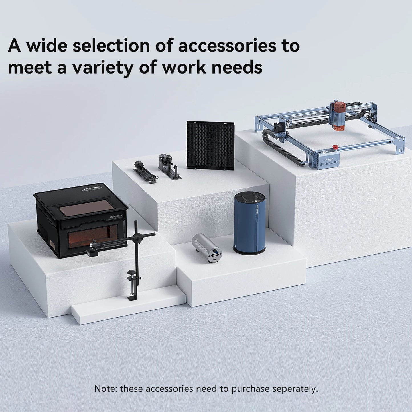 Graveur Laser A5 V2, Machine de D¹Ècoupe et de Gravure ½Ç Grande Vitesse, Mise au Point Partner Ultra-Mince, 6W, avec une Surface de 400x400mm