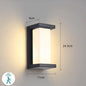 LED lumières extérieures capteur de mouvement applique murale extérieure étanche IP65 lampadaire extérieur applique lumières de jardin éclairage extérieur