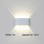 Mur LED lampe extérieure étanche IP65 cour applique murale 2W 4W 6W 8W 12W lumières de jardin en aluminium chambre salon escaliers éclairage