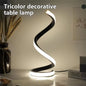 LED veilleuse spirale lampe de Table moderne lampes de chevet Dimmable lampe de nuit bureau salon chambre décoration veilleuses