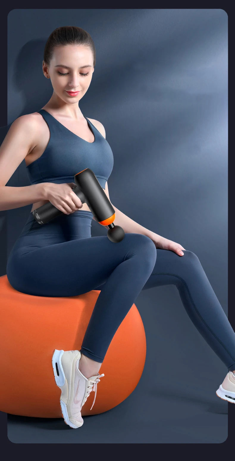 Pistolet de ¹Ènergie ¹Èlectrique Portable pour Relaxation Musculaire, Appareil de Fitness pour le Cou et le Corps