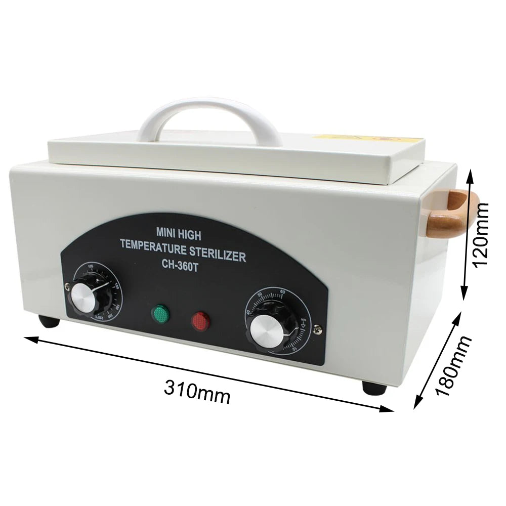 Unit¨¦ de st¨¦rilisation ¨¤ air chaud pour salon de manucure et tatouage, armoire de st¨¦rilisation ¨¤ haute pression avec minuterie, 300W