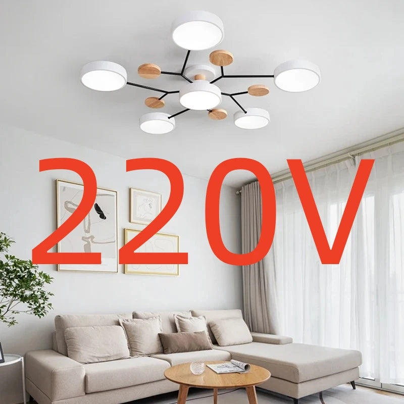 Plafonnier LED au design moderne, disponible dans 3 couleurs différentes, luminaire décoratif d'intérieur, idéal pour un salon, une chambre à coucher, un hôtel ou une salle d'étude