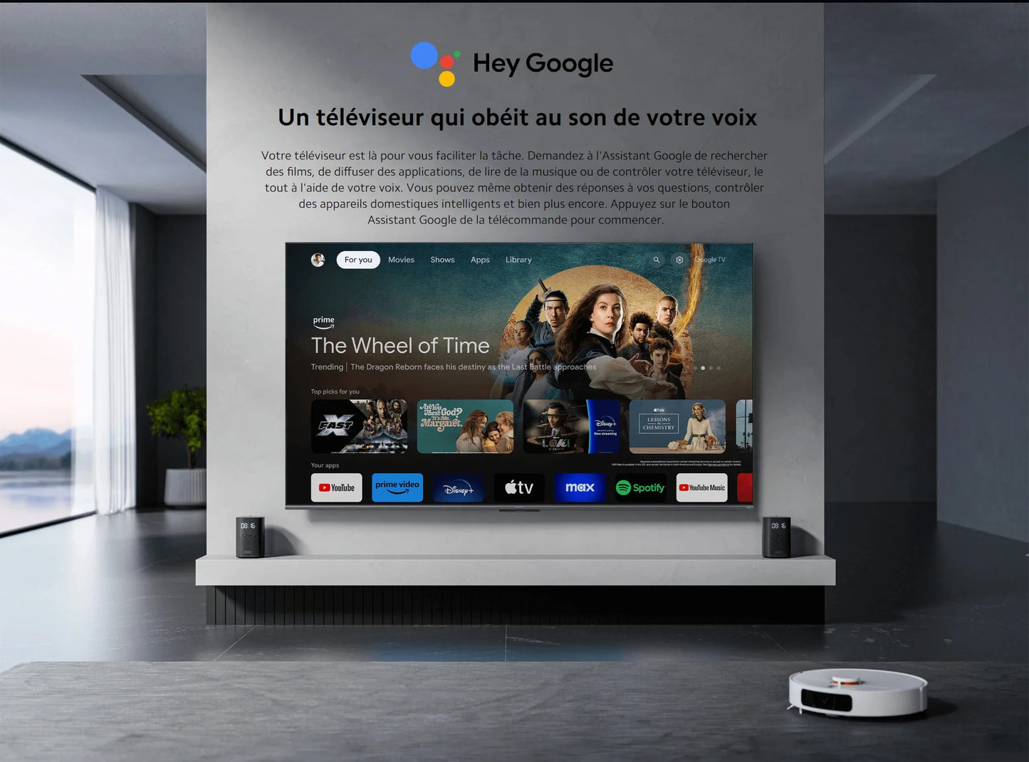 TV A Pro 43 2025 | ¨¦cran QLED 4K lumineux aux couleurs pr¨¦cises, Finition m¨¦tallique haut de gamme avec cadre ultra-fin, Son immersif avec Dolby Audio?