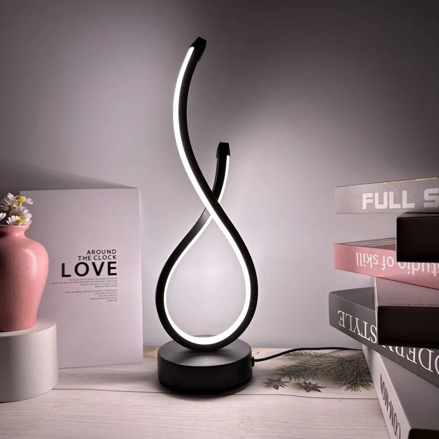Lampe de table LED décorative créative, veilleuse pour chambre à coucher, restaurant, café, shoescent