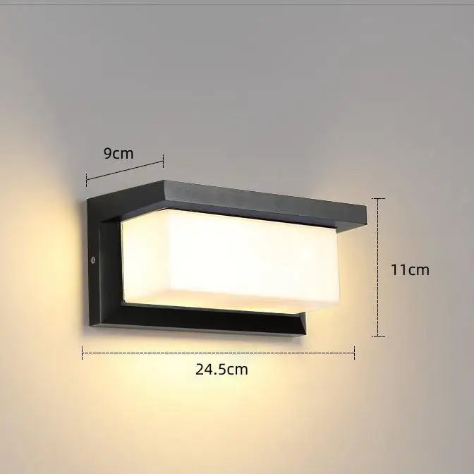 LED lumières extérieures capteur de mouvement applique murale extérieure étanche IP65 lampadaire extérieur applique lumières de jardin éclairage extérieur