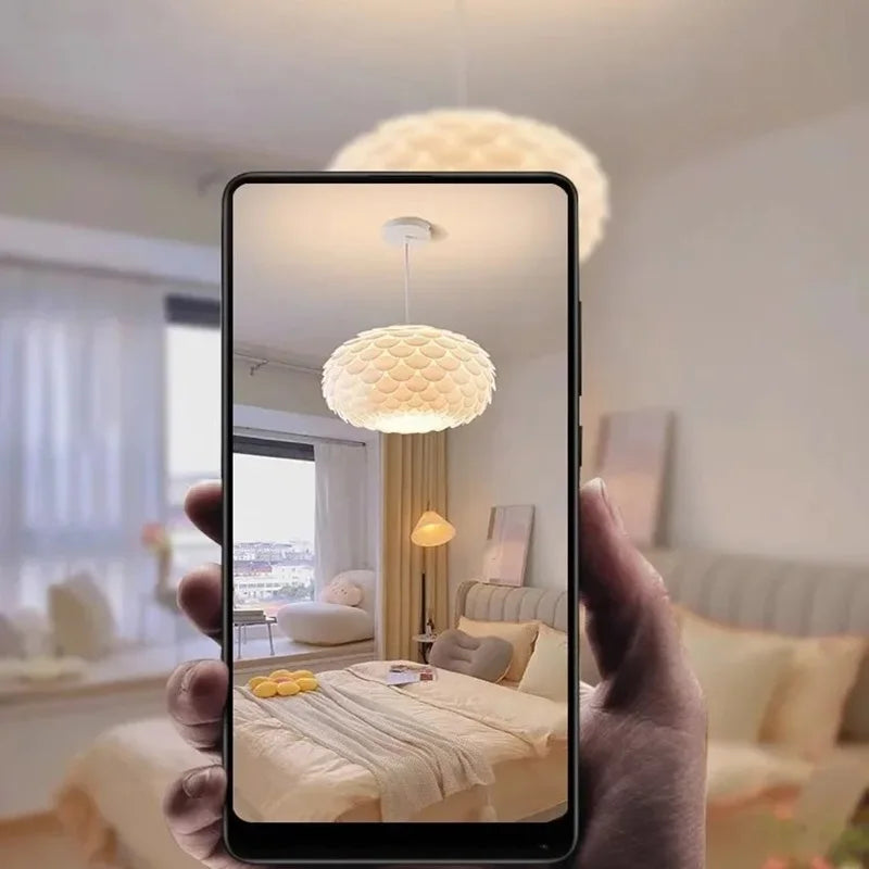 Plafonnier au Design Français Moderne, Luminaire Décoratif de Plafond, Idéal pour un Salon, une Chambre à Coucher ou une Salle à Manger, Nouveauté 2024