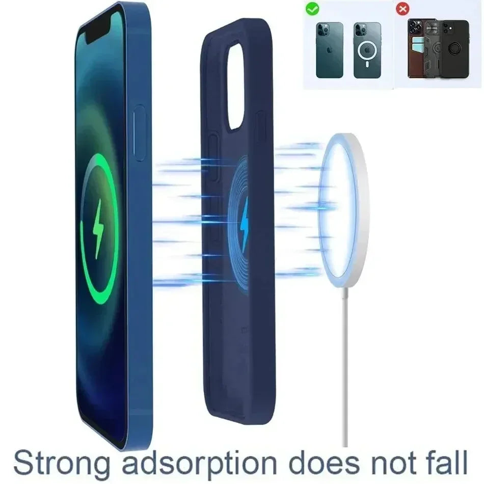 Chargeur rapide magnétique d'origine pour iPhone, appareil de charge sans fil pour iPhone 15, 14, 13, 11, 12 Pro Max, Mini USB C 8 Plus, Poly X XS MAX, Airpods