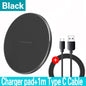 Chargeur rapide sans fil pour iPhone, station de charge sans fil pour Samsung Galaxy S24, S23, S22, S20, Xiaomi, 100W, 15, 14, 13, 12, 11, Pro Max