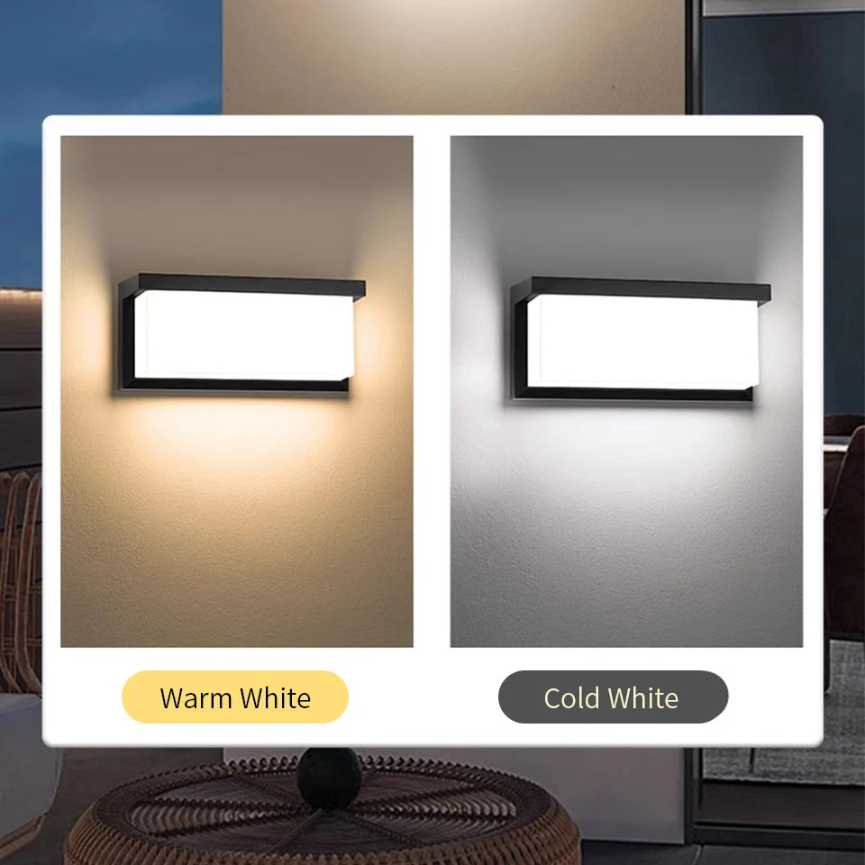 LED applique murale extérieure applique capteur de mouvement 85-265V 16W10W étanche moderne intérieur maison balcon chemin porche jardin décoration