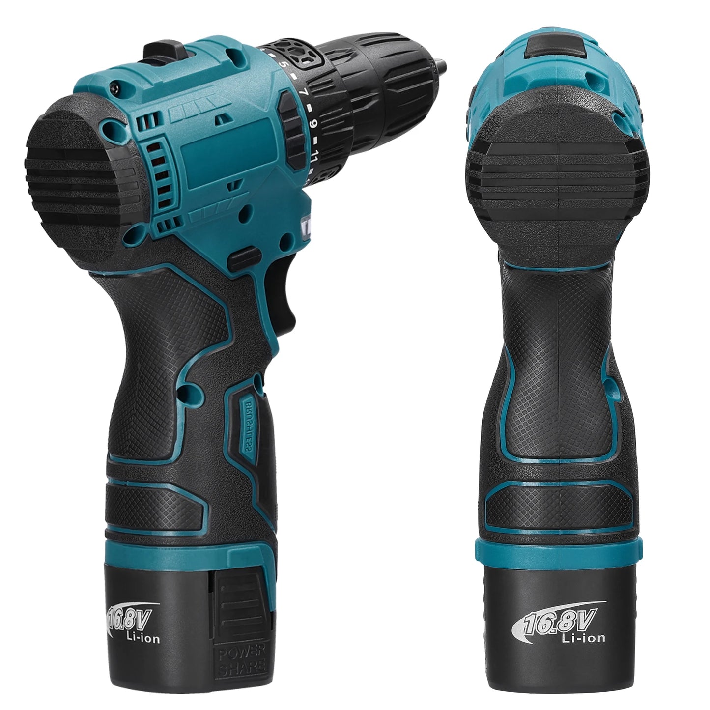 Perceuse visseuse ¹Èlectrique sans fil 2 en 1, moteur sans balais, couple 45 Nm 55Nm, r¹Ègulation de la vitesse en continu, d¹Èterminer la perceuse visseuse au lithium