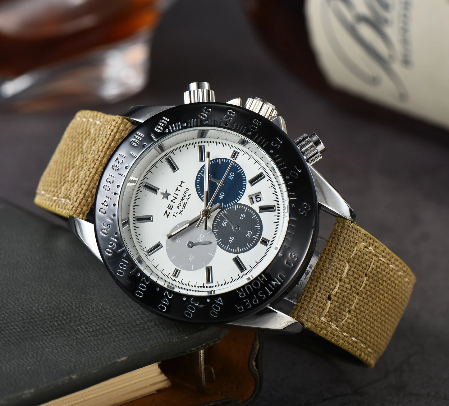 Montre ¨¤ Quartz Multifonction de Luxe pour Homme, Chronographe Ext¨¦rieur, S¨¦rie Sportive, Loisirs, AAA, Haute Qualit¨¦, Top