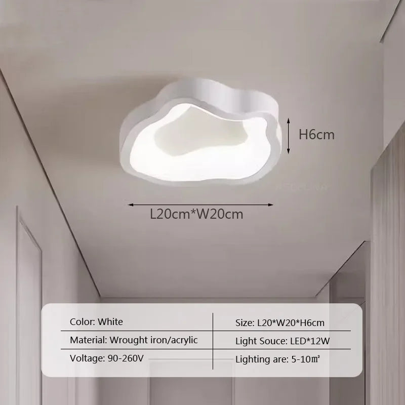 Plafonnier LED nordique pour salon salle à manger chambre allée vestiaire balcon plafond lustre décor intérieur luminaires