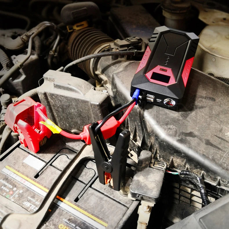 Démarreur de voiture pour diabétique, banque d'alimentation portable, booster de batterie de voiture, dispositif de démarrage de voiture pour GOLD 6.0L Diesel 4.0L, 12V, 18000mAh