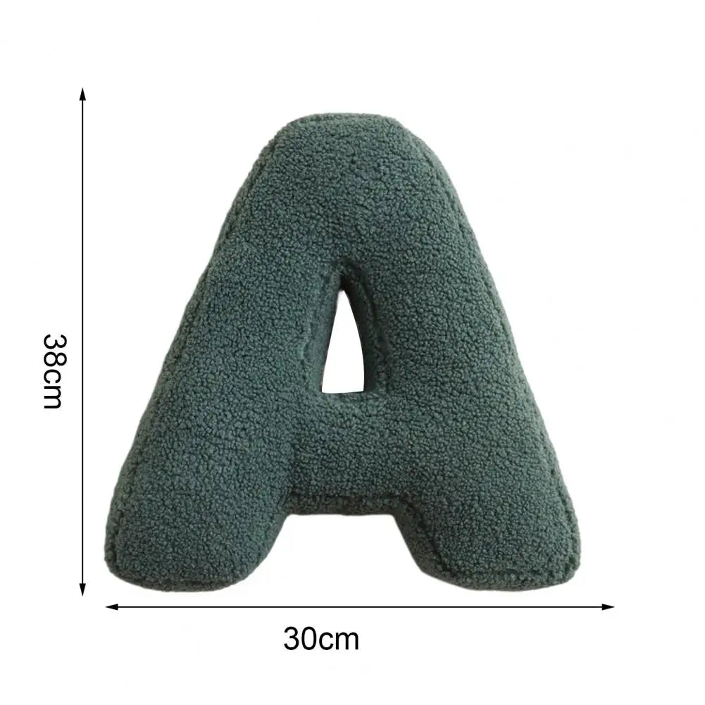 Oreiller doux rembourr¹È avec lettre anglaise, coussin calin, oreillers de canap¹È, A 38cm x 30cm