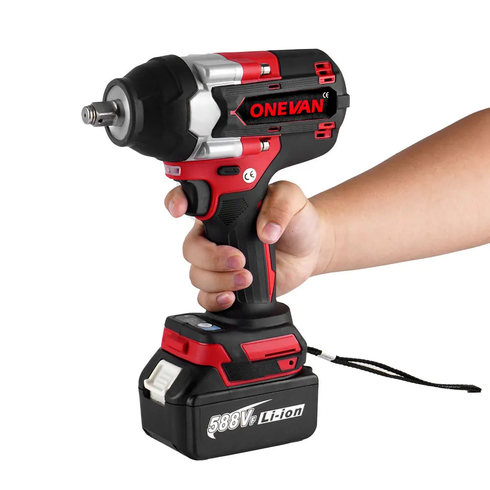 Perceuse ½Ç percussion ¹Èlectrique sans balais, outil ¹Èlectrique ½Ç batterie au lithium pour Makita 18V, couple de 1800N.M, 1/2 po