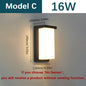 LED applique murale extérieure applique capteur de mouvement 85-265V 16W10W étanche moderne intérieur maison balcon chemin porche jardin décoration