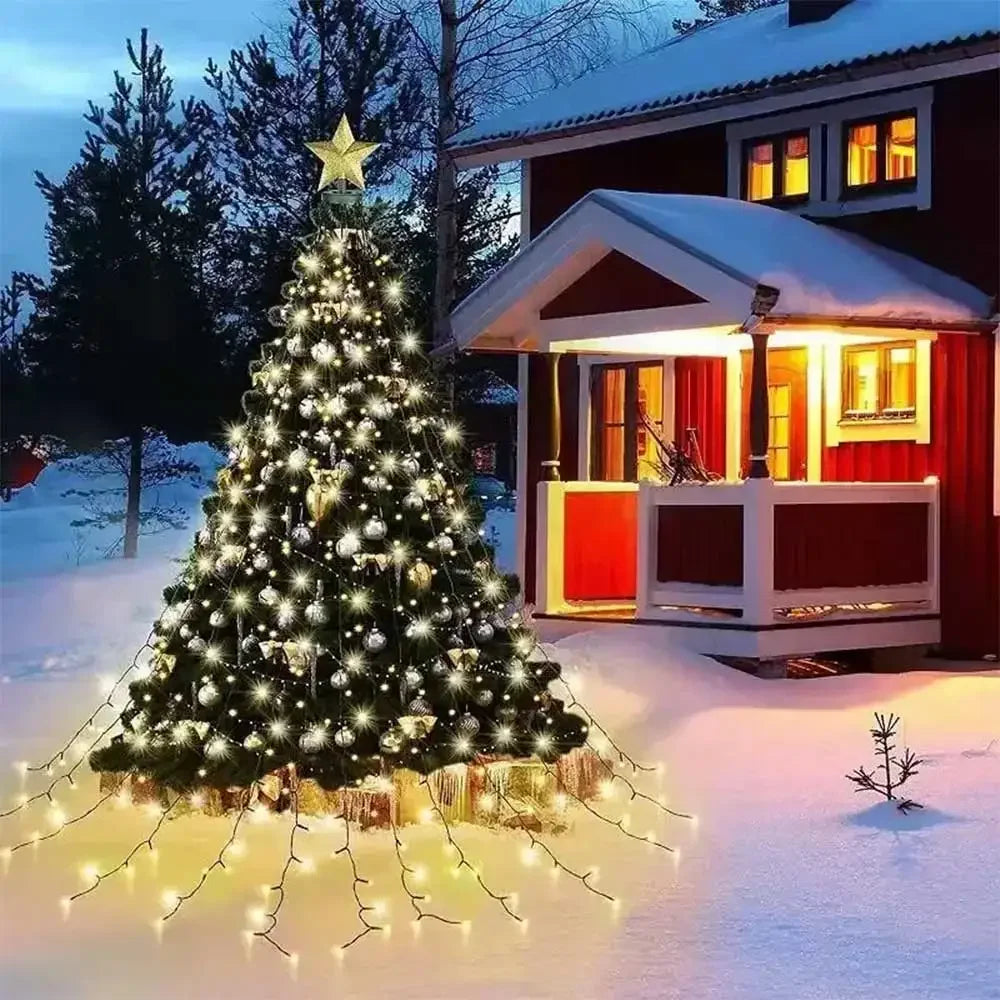 Guirxi¹Èt¹È lumineuse de No?l ½Ç LED, Warm White EU Plug, vacances, d¹Ècoration de fÄÇte ½Ç la maison, int¹Èrieur, ext¹Èrieur, 1.5m