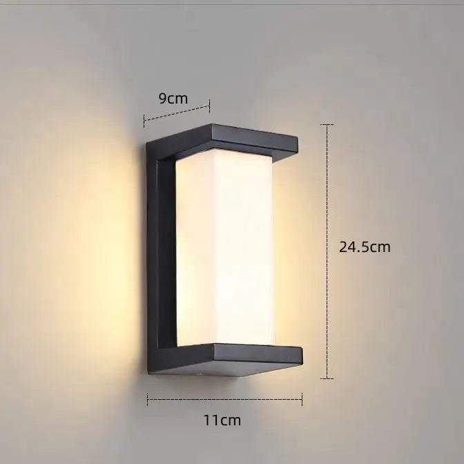 LED lumières extérieures capteur de mouvement applique murale extérieure étanche IP65 lampadaire extérieur applique lumières de jardin éclairage extérieur