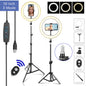 SH 10 pouces 26cm Led Ring Light ¨¦clairage de photographie avec tr¨¦pied support Usb Charge Selfie Led lampe pour Streaming vid¨¦o