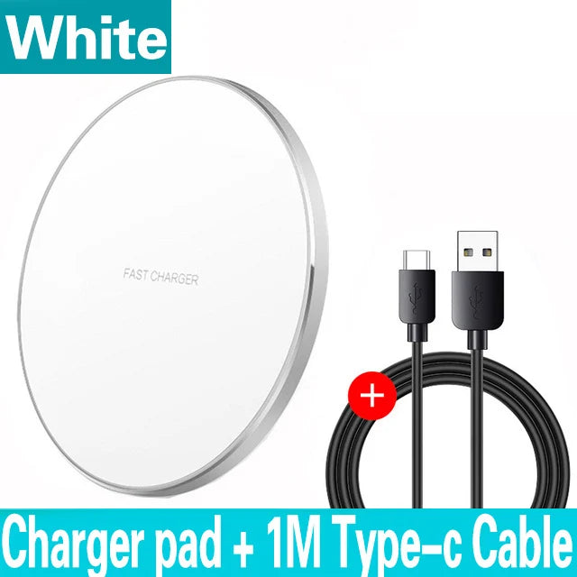 Chargeur rapide sans fil pour iPhone, station de charge sans fil pour Samsung Galaxy S24, S23, S22, S20, Xiaomi, 100W, 15, 14, 13, 12, 11, Pro Max