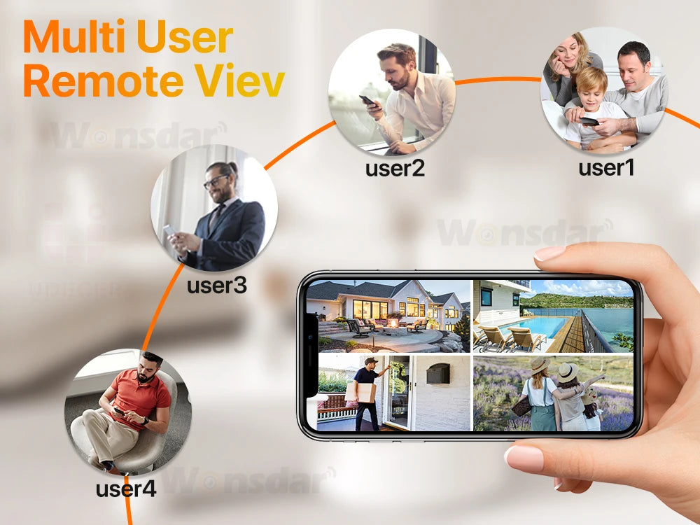 Caméra de surveillance extérieure PTZ IP WiFi HD 1080p NO Card, dispositif de sécurité sans fil, avec batterie intégrée et longue durée de veille