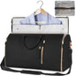 Sac à vêtement en cuir PU avec lettres personnalisées pour femme, sac de sport pliable, sac imbibé pour le voyage, grande taille