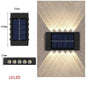 Solaire LED lumière extérieure éclairage solaire capteur lampe lampadaires extérieur jardin décoration guirlande étanche solaire applique murale