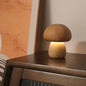 Lampe LED en forme de champignon mignon, lampe de chevet en bois avec interrupteur tactile, décoration de salle, lampe champignon environnementale de haut niveau