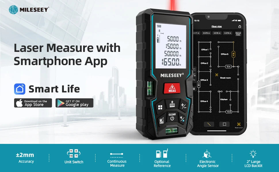 Télémètre Laser X5 лазерная рулетка Laser finder Numérique Télémètre Laser Laser Mètre Ruban à Mesurer Laser，40m