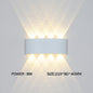 Mur LED lampe extérieure étanche IP65 cour applique murale 2W 4W 6W 8W 12W lumières de jardin en aluminium chambre salon escaliers éclairage