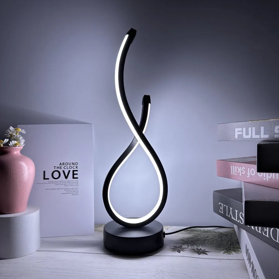 Lampe de table LED décorative créative, veilleuse pour chambre à coucher, restaurant, café, shoescent