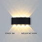 Mur LED lampe extérieure étanche IP65 cour applique murale 2W 4W 6W 8W 12W lumières de jardin en aluminium chambre salon escaliers éclairage