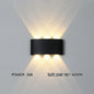 Mur LED lampe extérieure étanche IP65 cour applique murale 2W 4W 6W 8W 12W lumières de jardin en aluminium chambre salon escaliers éclairage