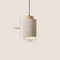 Designer moderne japonais wabi-sabai chambre chevet éclairage bar B & B grotte jaune pierre lustre chevet suspendu fil lampe