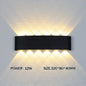 Mur LED lampe extérieure étanche IP65 cour applique murale 2W 4W 6W 8W 12W lumières de jardin en aluminium chambre salon escaliers éclairage