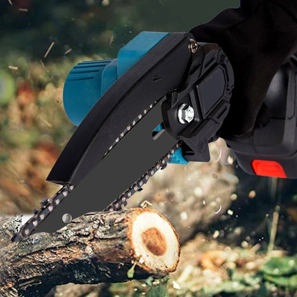Scie ½Ç cha?ne ¹Èlectrique portable , scie ½Ç cha?ne, coupe-bois, ¹Èlagage, outil ¹Èlectrique de jardin, compatible avec la batterie Makita, 3000W, 6 pouces