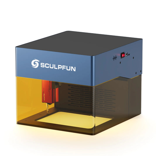 Graveur laser portable iCube Pro 5W, machine de gravure BT avec filtre ¨¤ fum¨¦e, temp¨¦rature 130x130mm, surface Type-C