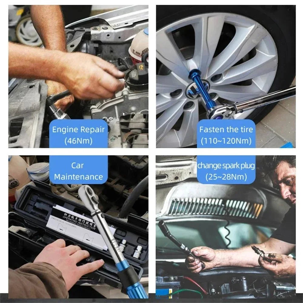 Cl¹È de couple ½Ç entra?nement carr¹È, haute pr¹Ècision, v¹Èlo professionnel, outil automobile, 5-60 N.m, 3/8 pouces, ©I 3%
