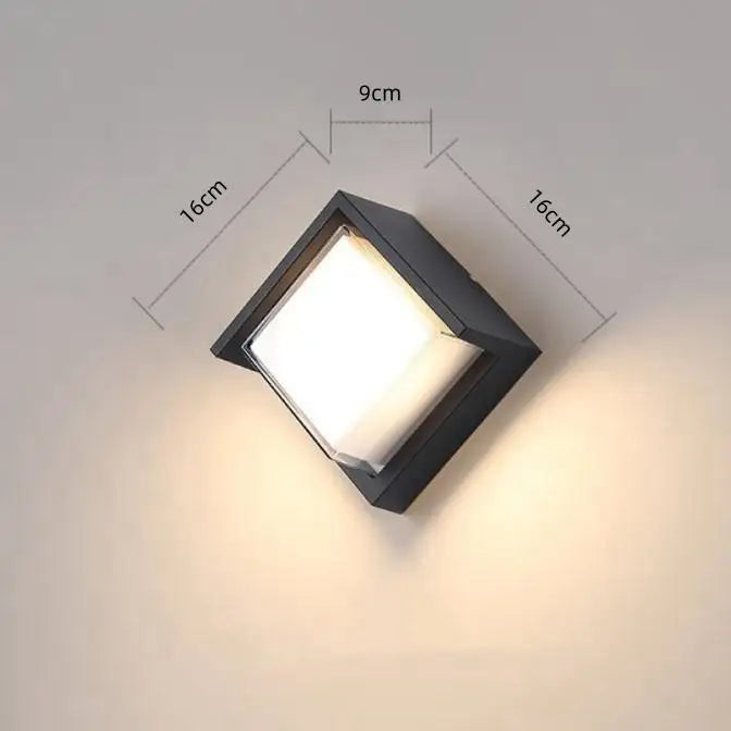 LED lumières extérieures capteur de mouvement applique murale extérieure étanche IP65 lampadaire extérieur applique lumières de jardin éclairage extérieur