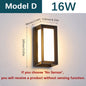 LED applique murale extérieure applique capteur de mouvement 85-265V 16W10W étanche moderne intérieur maison balcon chemin porche jardin décoration