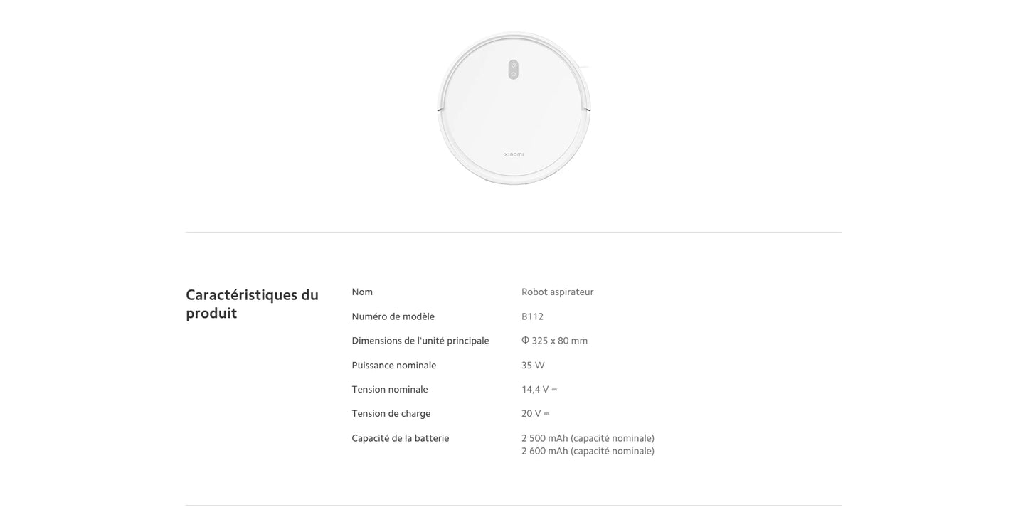 Robot Vacuum E12,Puissance d'aspiration de 4000 Pa,Planification intelligente des parcours aspirateur robot